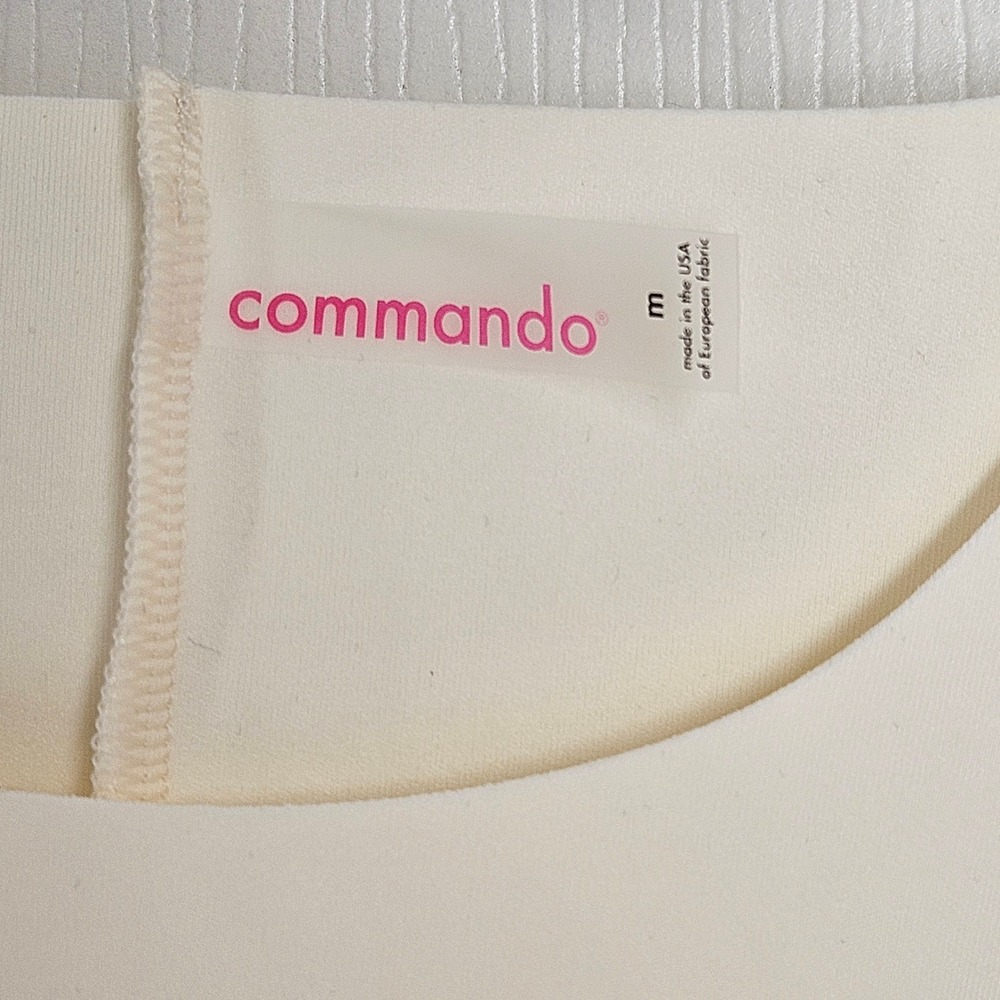 Commando Cream Ribbed Cropped Tank - Picture 5 of 11